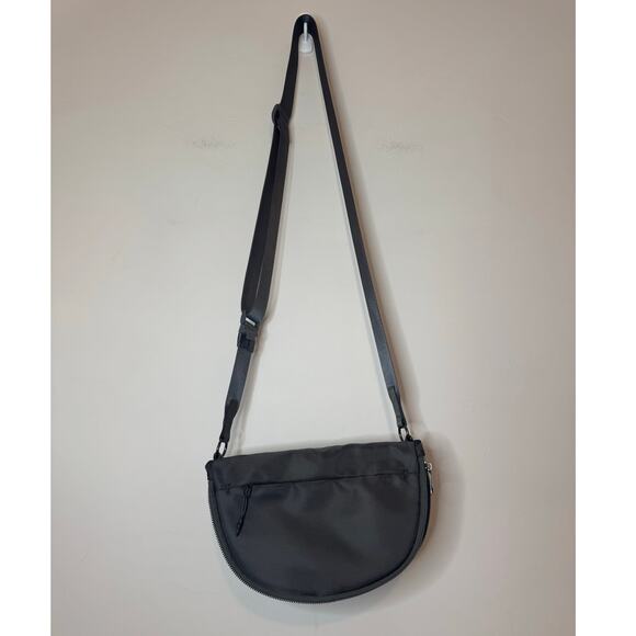 Gray Nylon Women's Crossbody Bag with Adjustable Strap Outdoor/ Travel / Sports - Picture 2 of 8